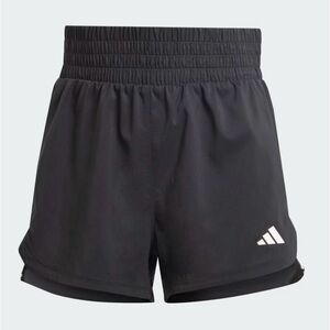 Adidas Pacer Training 3-Stripes High Rise Short Black